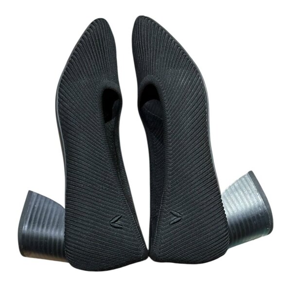 Vivaia Square-Toe Chunky Heels Melody Pro Black Size 8 - Picture 6 of 9